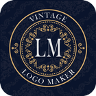 Vintage Logo Maker Zeichen