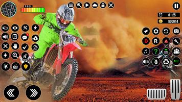 Motocross Game: fahrrad spiele Plakat