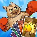 Boxing Cats Collectible Card G أيقونة