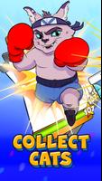 Boxing Cats Collectible Card G Affiche
