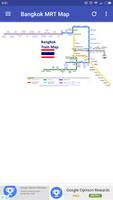 Bangkok MRT Karte 2020 Plakat