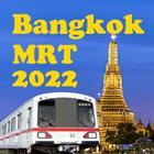 MRT BTS Bangkok Peta subway ikon