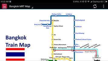 Thailand Bangkok BTS MRT Rail MAP 2021 (New) اسکرین شاٹ 2