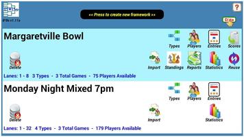 Bowling Brackets / Sidepots Affiche