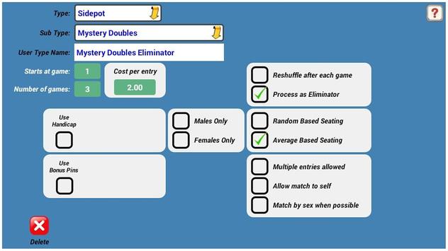 Bowling Brackets / Sidepots 截图 12