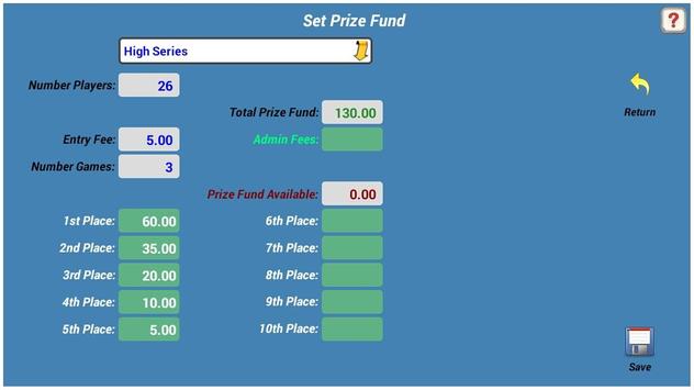 Bowling Brackets / Sidepots 截图 14