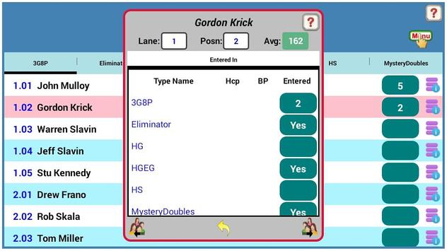 Bowling Brackets / Sidepots 截图 15