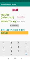 BMI Calculator Simple Affiche