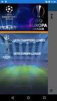 UEFA CHAMPIONS & EUROPA LEAGUE poster