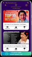 Lata mangeshkar selected songs syot layar 3