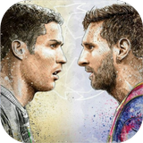 Ronaldo VS Messi 4k Wallpaper icône