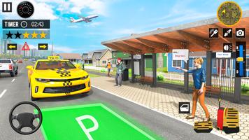 Taxi Simulator Driving Game 3d poster