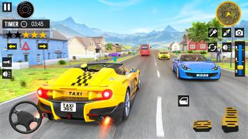Taxi Simulator Driving Game 3d screenshot 2
