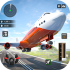 Airplane Simulator 3d Games icône