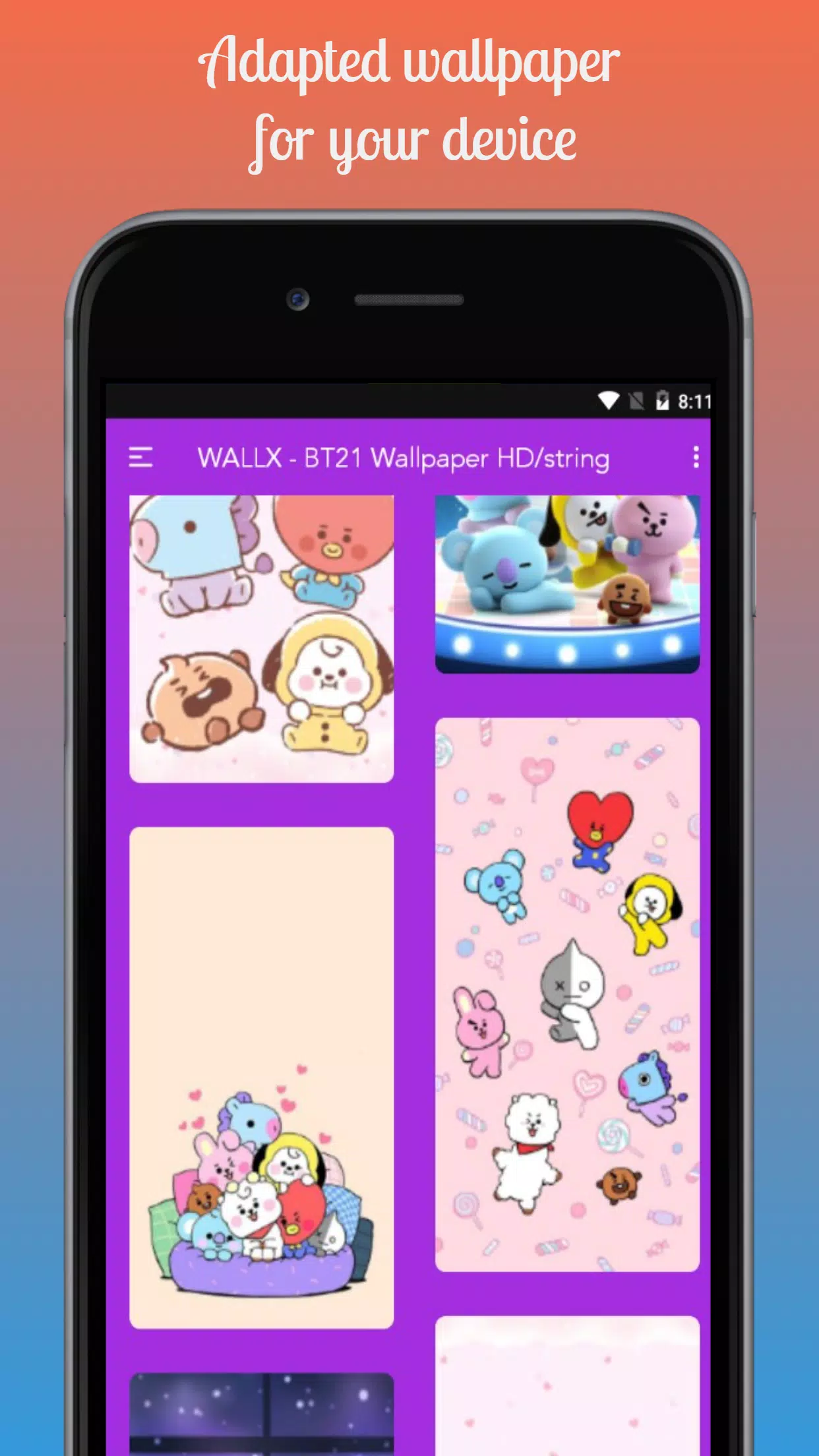 Android 用の Wallx Bt21壁紙hd Apk をダウンロード