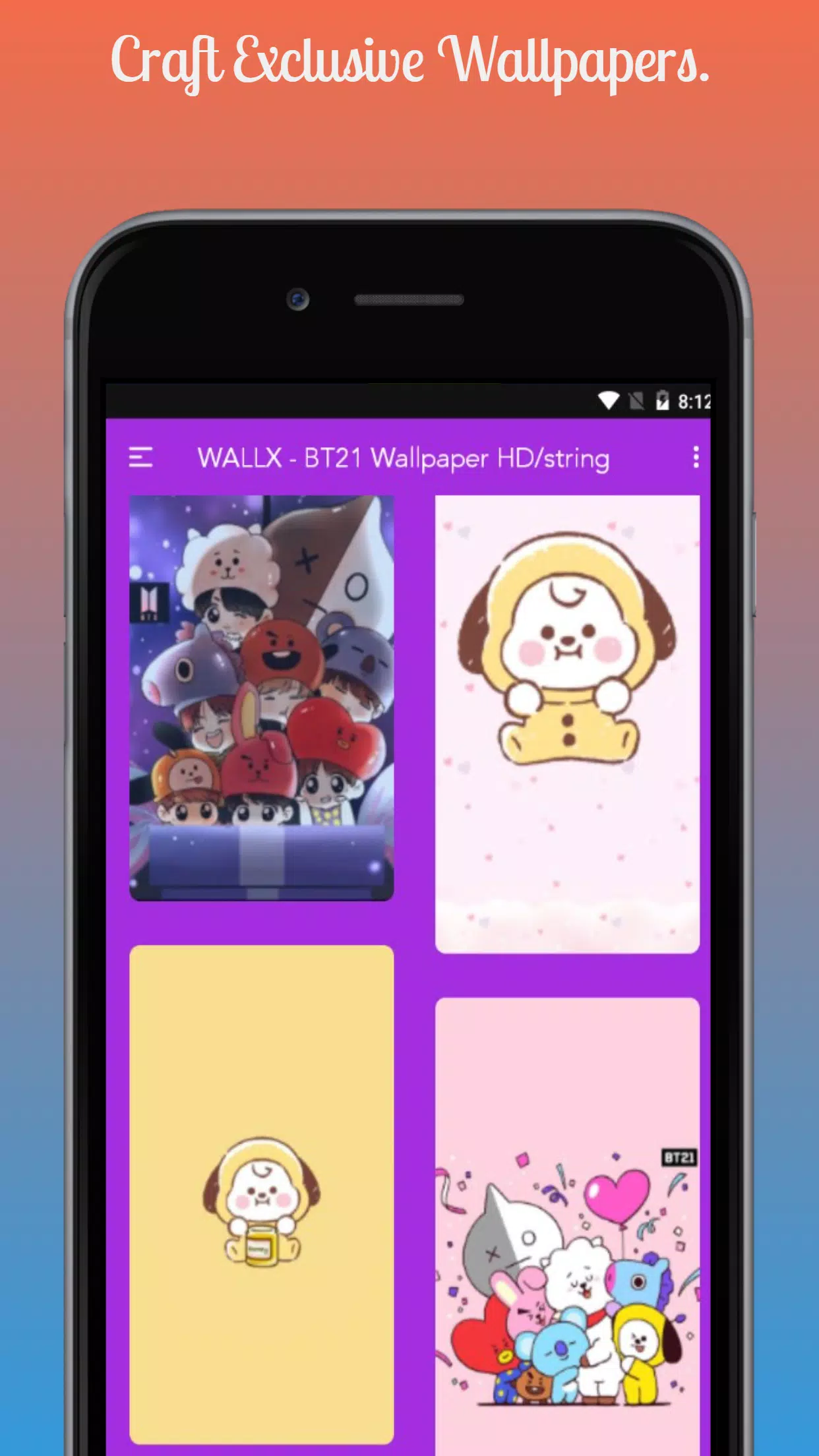 Android 用の Wallx Bt21壁紙hd Apk をダウンロード