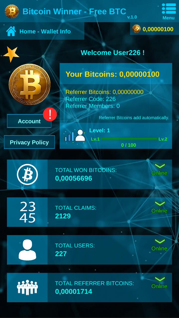 Bitcoin Winner Free Btc For Android Apk Download