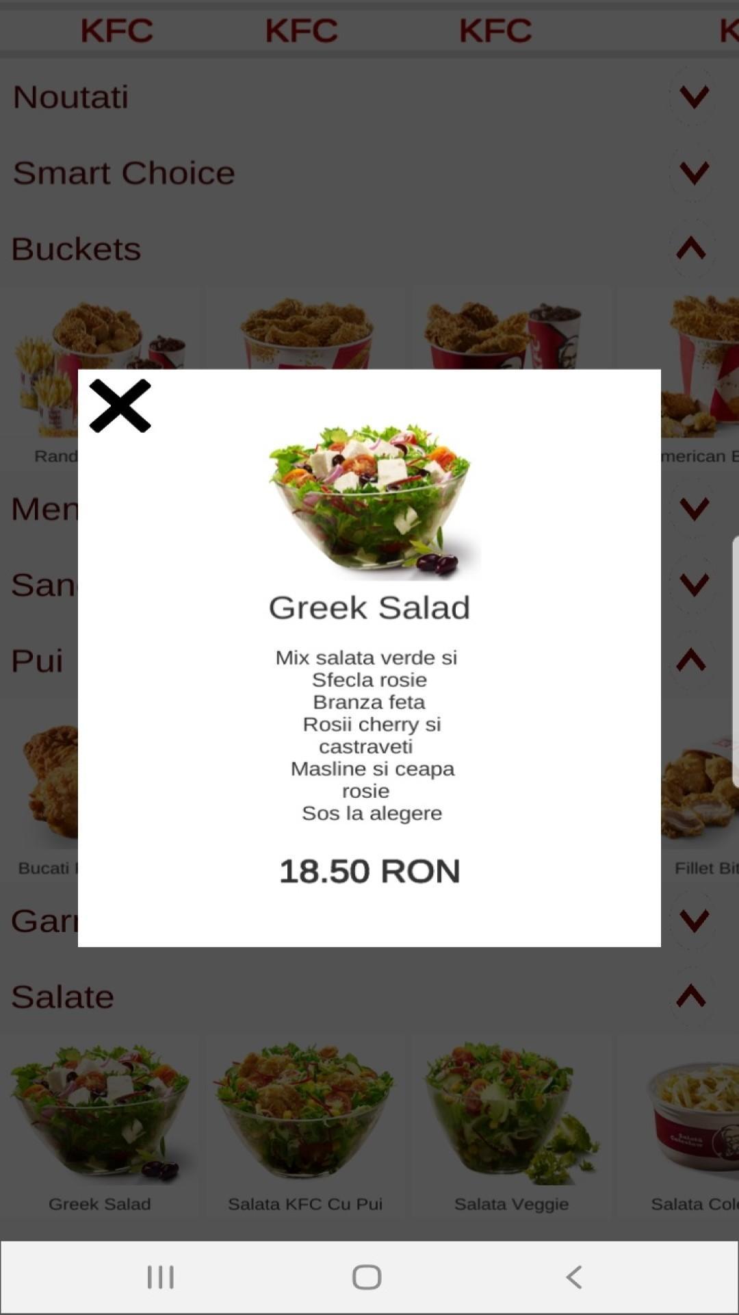 Kfc Menu Romania For Android Apk Download - kfc food menu roblox