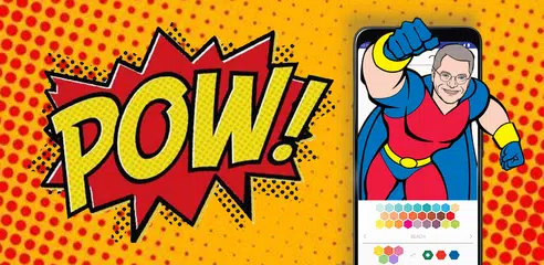 Cartoon Hero Coloring book APK download