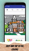 Coloriages de maison capture d'écran 2
