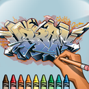 Halaman Mewarna Graffiti APK