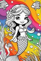 Mermaid Coloring Book اسکرین شاٹ 1