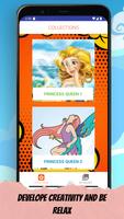 Princess Queen colorbook স্ক্রিনশট 1
