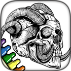 Skull Coloring Pages icon
