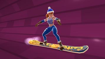 Skater Girl - Skateboarding Affiche