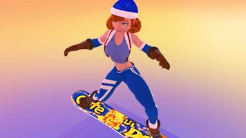 Skater Girl - Skateboarding capture d'écran 2