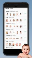 Babies Stickers For Whatsapp постер