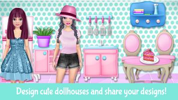 Dekorowanie domki dla lalek: Gry dla dziewczyn screenshot 3