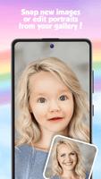 Cara de bebe filtro engraçado imagem de tela 3
