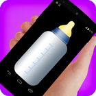 virtual bottle milk drinking آئیکن