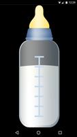 virtual bottle milk drinking پوسٹر
