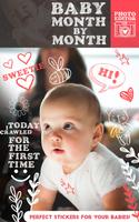 Baby Month by Month Photo Edit پوسٹر