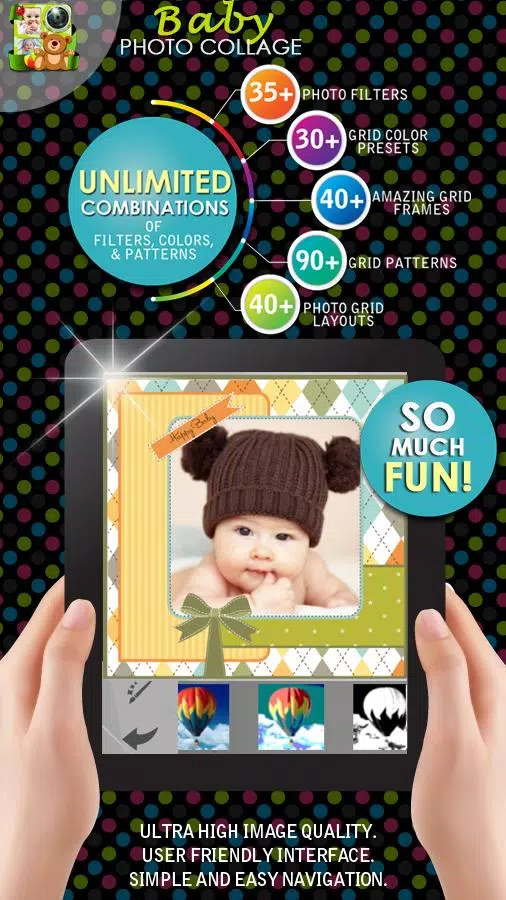 Android向けの赤ちゃん写真加工 写真編集アプリ 無料 人気 写真コラージュメーカー Apkをダウンロードしましょう