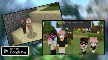 Baby Player Mod Minecraft постер