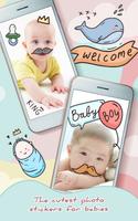 Baby Shower Photo Stickers পোস্টার