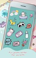 Baby Shower Photo Stickers ภาพหน้าจอ 1