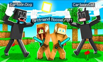 Cartoon Cat Mod cho Minecraft  ảnh chụp màn hình 2