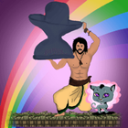 Rainbow Kitty Stack 3-mahan bali ikona