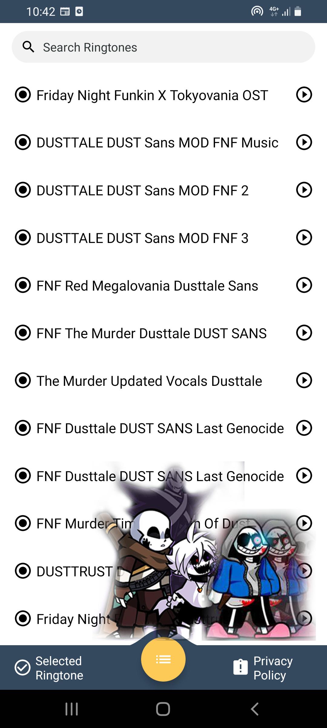 Sans And DUSTTALE FNF MOD APK for Android Download