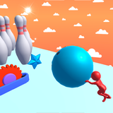 Ball roll fun bowling race 3D icône