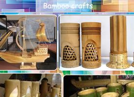 Artisanat de bambou Affiche