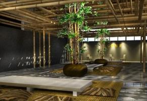 Bamboo restaurant design screenshot 2