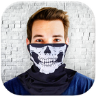 Bandana Photo Editor ⍣ Half Face Mask Photo Editor icon