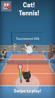 Cat Tennis Poster