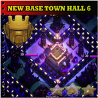 New coc base town hall 6 आइकन