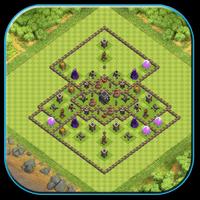 Th9 Hybrid Base COC Layouts تصوير الشاشة 2